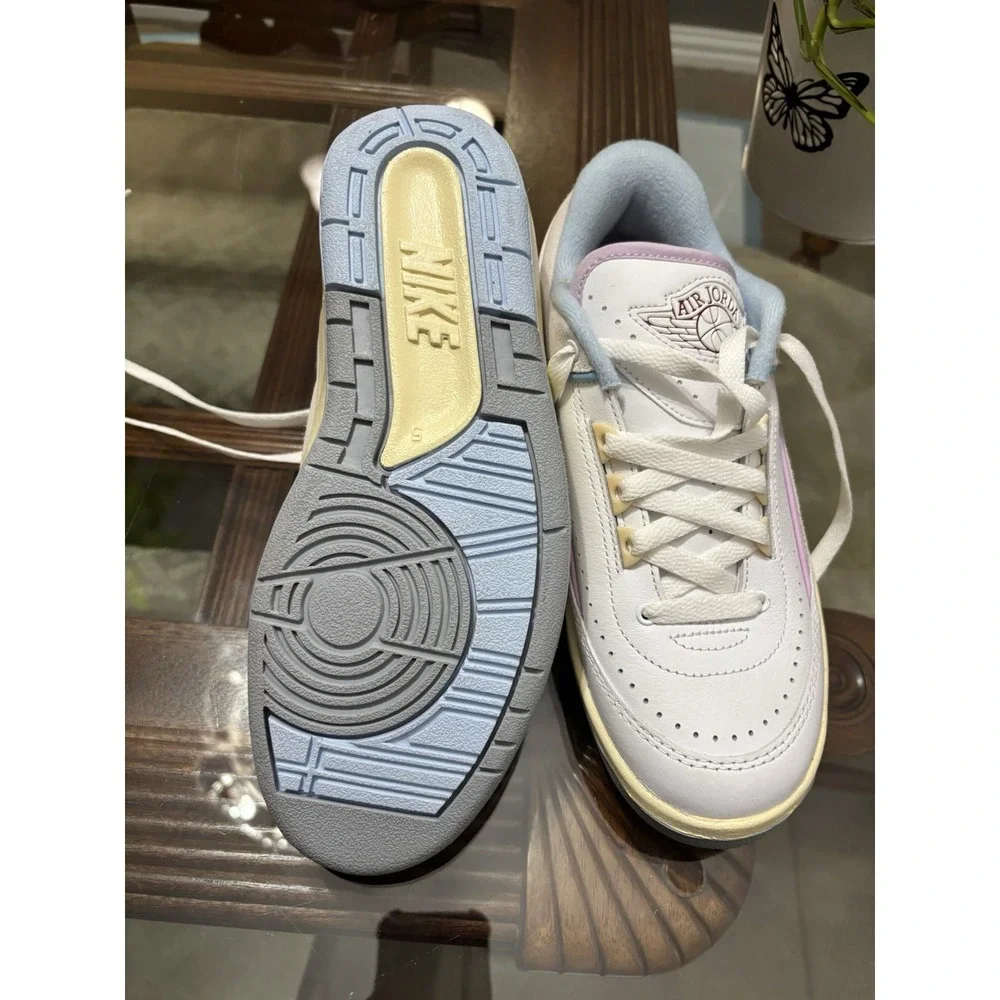 Nike Air Jordan 2 Low DX4401-146 Women 'S  6.5 White Pink Blue Sneakers EU 37.5